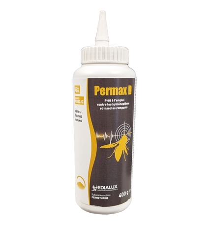 PERMAS D poudre insecticide Perméthrine poudreuse de 400 gr