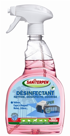 Saniterpen Sanispray nettoyant désinfectant odorisisant spray pour