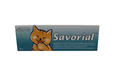 Savorial intervet anti boules de poils pour chat tube de 20 gr
