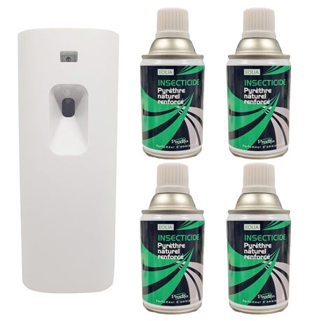 Diffuseur pour recharge 250ml parfum et insecticide programmable EASY SPRAY