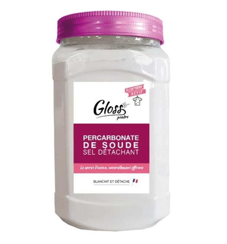 Percarbonate de soude (sodium) en poudre GLOSS sel détachant linge 1kg