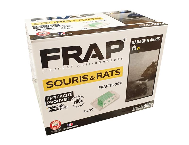 FRAP PAT pâtes contre souris et rat Diféthialone professionnel