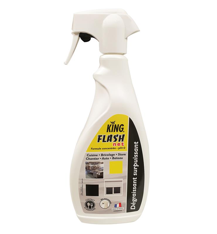 Nettoyant désinfectant KING FLASH 750ml KING - Nettoyage voiture