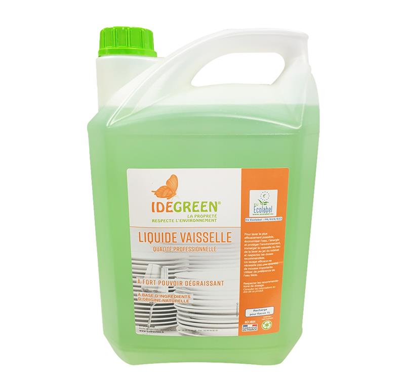 Lessive liquide tous textiles - IDEGREEN - 5L - Ecolabel - Produits