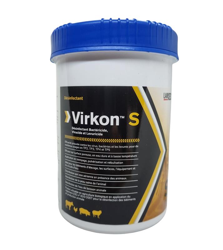 VIRKON S le désinfectant en poudre bactéricide fongicide et virucide