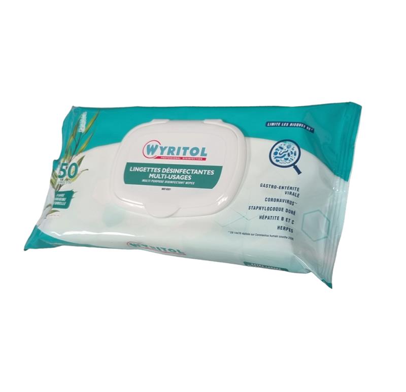 Lingettes désinfectantes pour les mains Wyritol - LD Medical