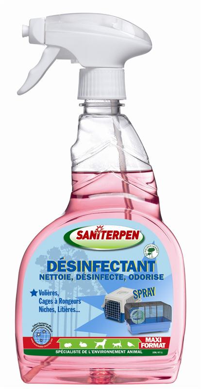 SANITERPEN Box & Van Désinfectant Odorisant pour Animaux