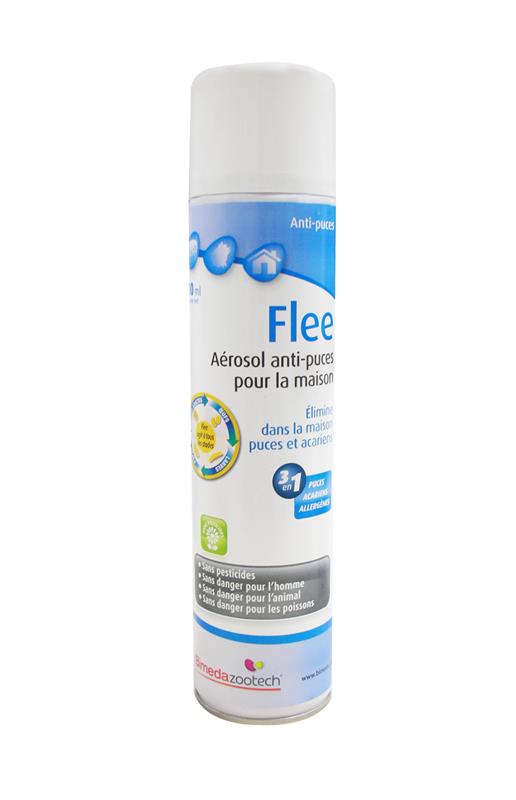 FLEE anti-puces maison insecticide diméticone sans danger de l´oeuf à  l´adulte - Bimeda