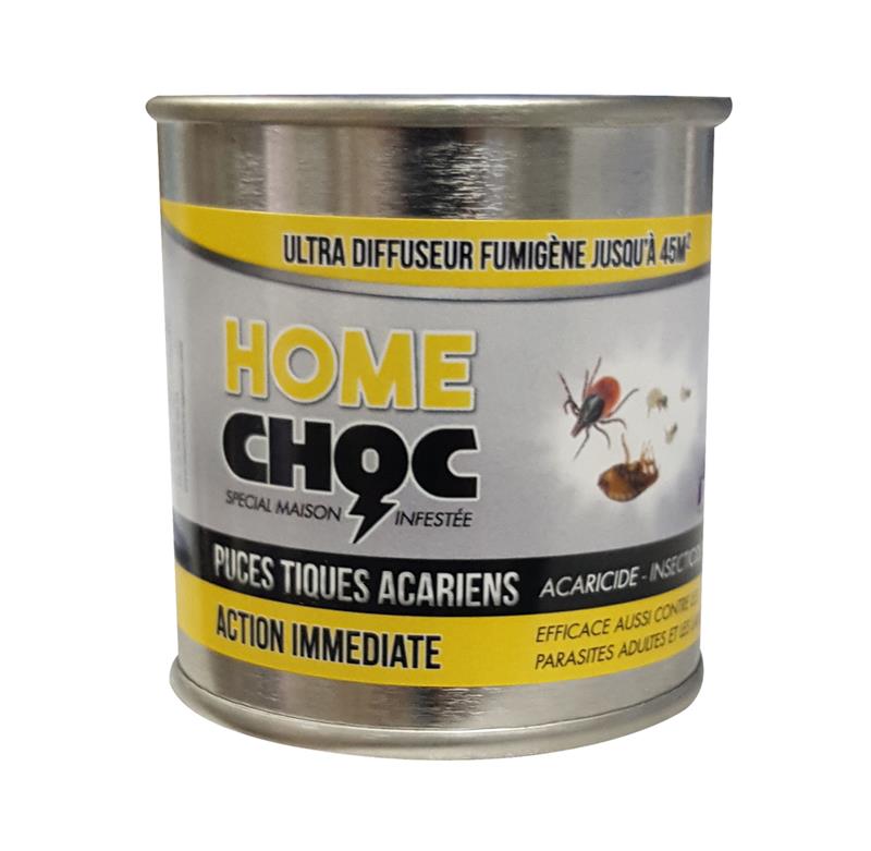 Fumigène bougie insecticide anti puces acaricide 100 m3 Home choc