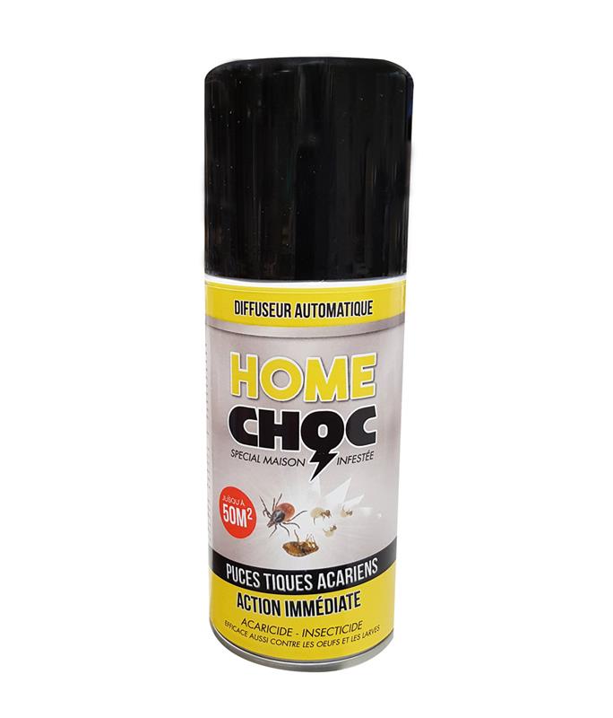 Aérosol unidose insecticide et larvicide Home choc 50 diffuseur