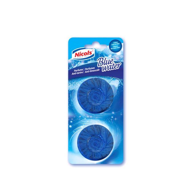 Bloc réservoir chasse d´eau - Eau bleue airplus x2 - Nicols Blue Water