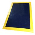 Tapis collant désinfectant 1,5 x 0,70 m avec barre de seuil tout autour