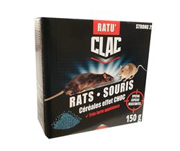 Ratu´clac céréales Rats-Souris Brodifacoum 150g
