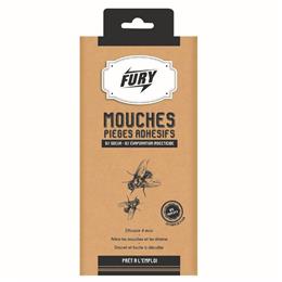 Fury sticker adhésif anti mouches x4 Fury sticker adhésif anti mouches x4