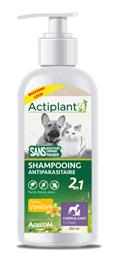 Actiplant Shampooing antiparasitaire chien chat vanille