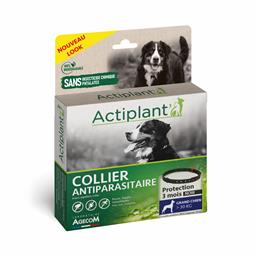 ACTI Collier antiparasitaire grand chien Noir