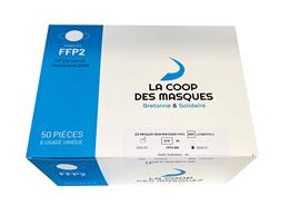 Masque FFP2 NF EN 149+A1 Boîte de 50