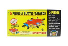 Piège blattes cafards STICKY BOX x 5