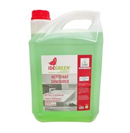Nettoyant sanitaires écologique IDEGREEN ecolabel 5L Nettoyant sanitaires écologique IDEGREEN ecolabel 5L