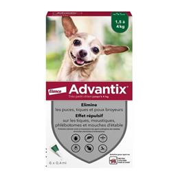 ADVANTIX chien 1,5-4 kg