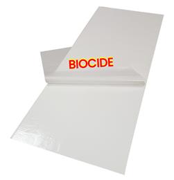 Tapis feuilles pelables désinfectant blanc Tapis feuilles pelables désinfectant blanc