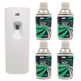 Pack diffuseur insecticide pyrèthre renforcé 4 x 250 ml