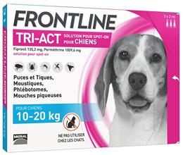 Frontline TRI ACT chien M (10 à 20 kg)